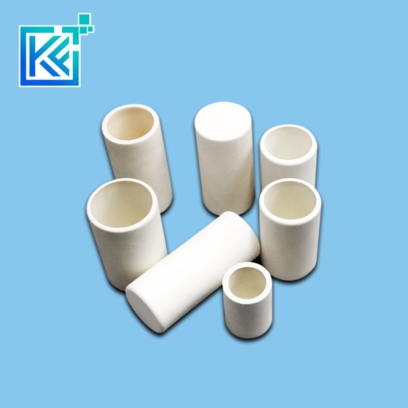 Manufacturer Customerization Wear-Resistant Anti-Corrosion High Temperature Heat-Treatment Sintering Magnesium Oxide Cylindrical Magnesia Ceramic Crucibles