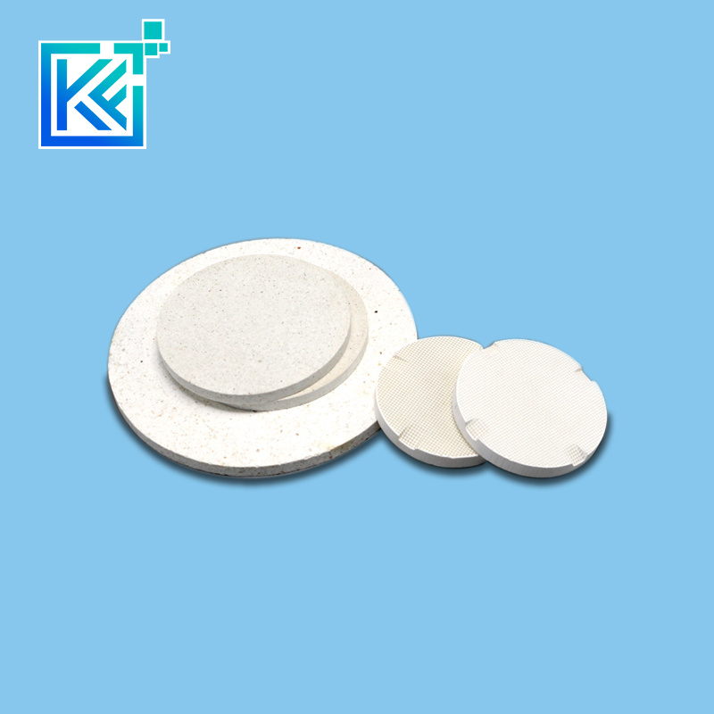 Manufacturer Customization Precision Wear-Resistant High Temperature Heat-Treatmentresistant Anti-Corrosion Insulation Round Corundum Mullite Plate Substrate