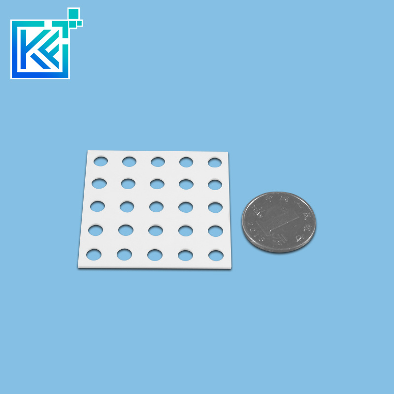 Manufacturer Customization Wear-Resistant High Temperature Anti-Corrosion Insulation Alumina Ceramic with Holes Square Plates Boards Substrates Planks