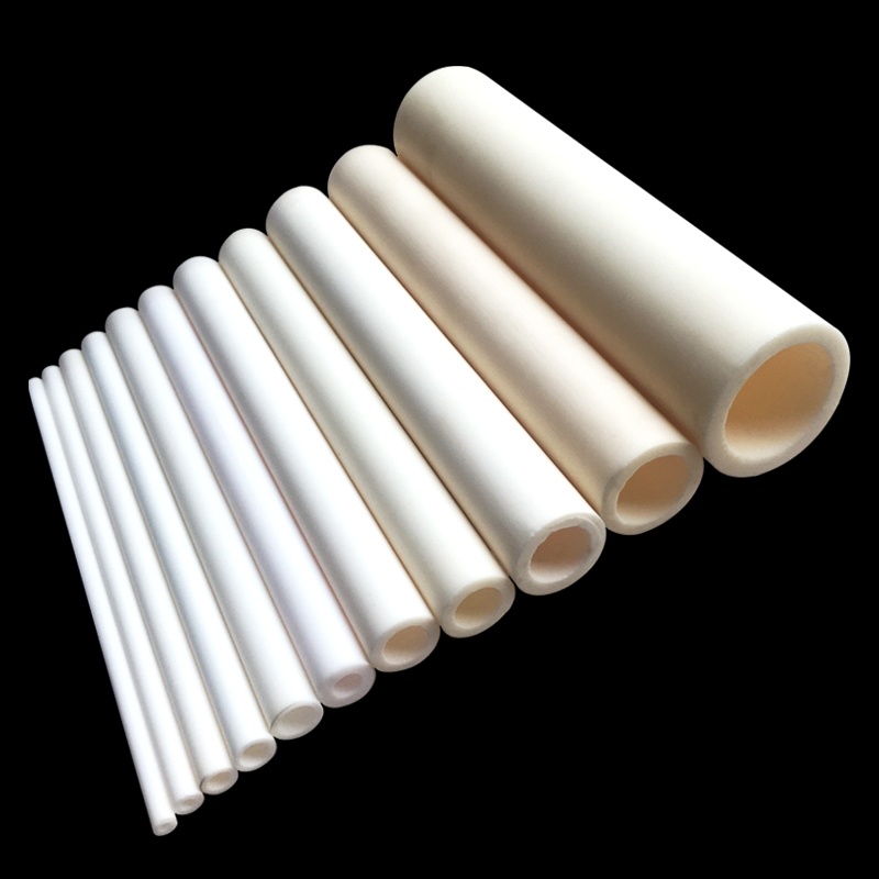 Manufacturer Customization Wear-Resistant High Temperature Anti-Corrosion Insulation Refractory Cerium Oxide Single-Bore Round Ceria Ceramic Tubes Pipes