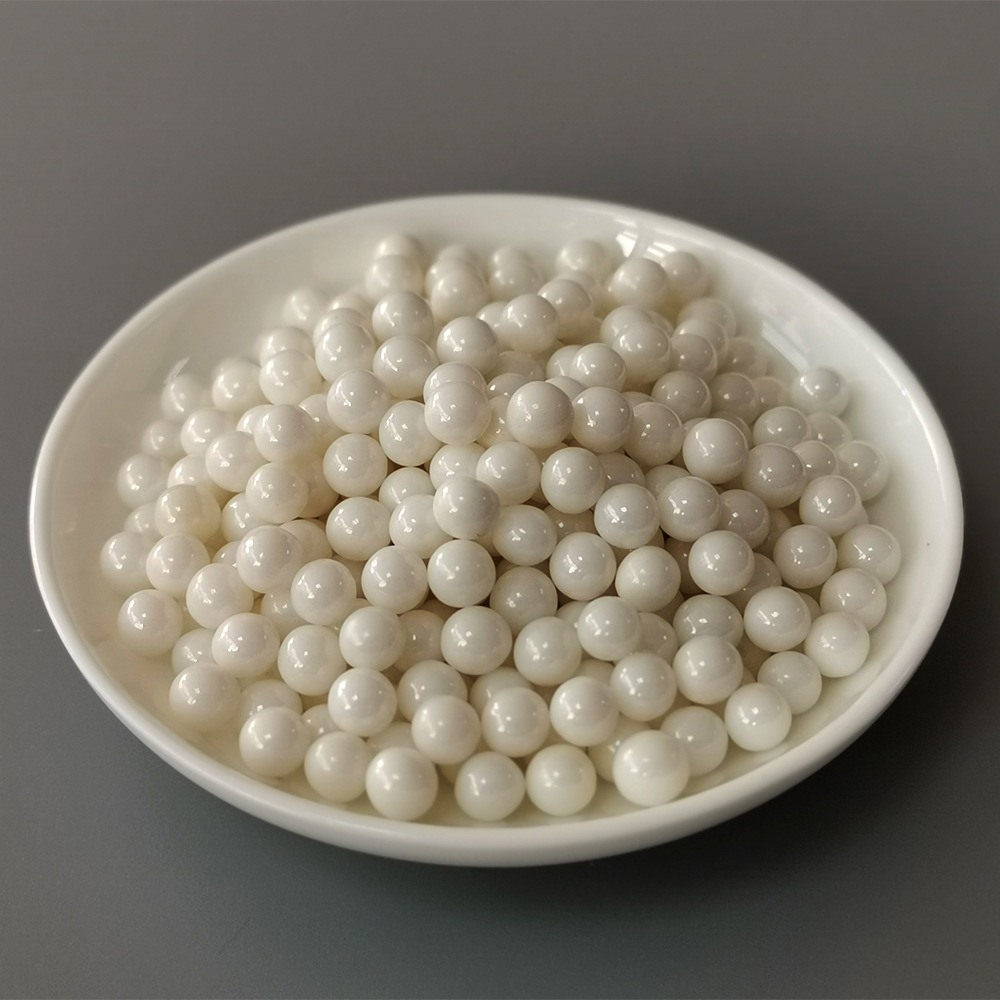 Manufacturer Customerization Wear-Resistant Anti-Corrosion High Temperature Insulation Heat-Treatment Round Zirconia Ceramic Bearing Beans Balls