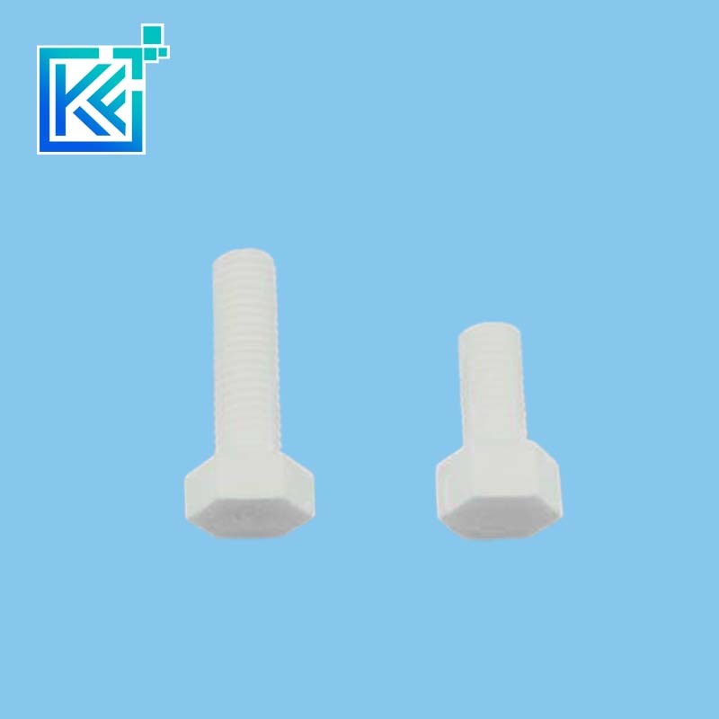 Manufacturer Customerization Wear-Resistant Anti-Corrosion High Temperature Insulation Heat-Treatment Sintering Zirconia Ceramic Mechanical Fasteners Screws