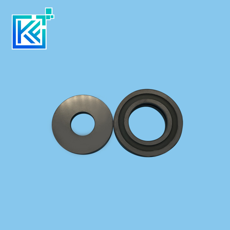 Manufacturer Customization Precision Wear-Resistant High Temperature Anti-Corrosion Insulation Sintering Silicon Carbide Round Ceramic Structure Parts