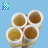 Manufacturer Customerization Wear-Resistant Anti-Corrosion High Temperature Heat-Treatment Aluminium Oxide Single-Bore Round Alumina Ceramic Valve Pipes Tubes