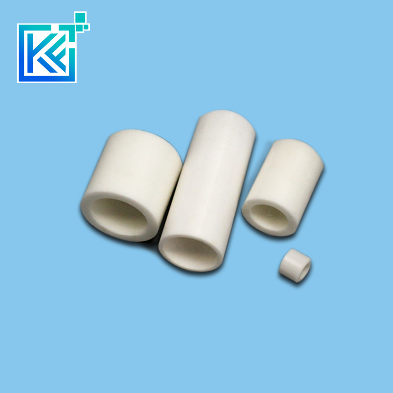 Manufacturer Customerization Wear-Resistant Anti-Corrosion High Temperature Heat-Treatment Aluminium Oxide Single-Bore Round Alumina Ceramic Valve Pipes Tubes