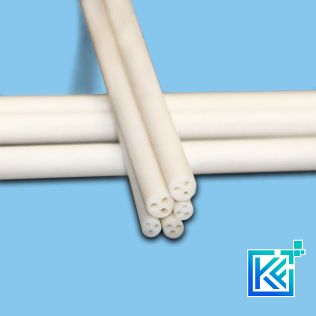 Manufacturer Customerization Round Three-Bore 99% Wear-Resistant Anti-Corrosion High Temperature Insulation Hot-Treatment Sintering Alumina Ceramic Pipse Tubes