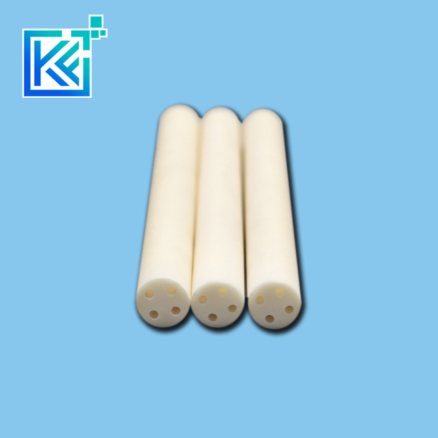 Manufacturer Precision Customerization Round Five-Bore 99% Wear-Resistant Anti-Corrosion High Temperature Hot-Treatment Insulation Alumina Ceramic Pipes Tubes