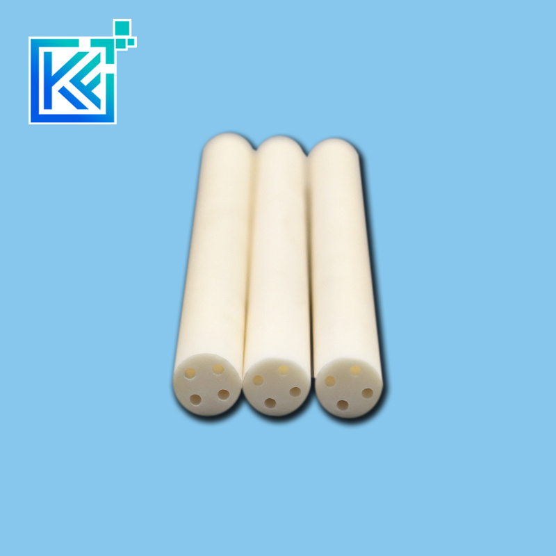 Manufacturer Precision Customerization Round Five-Bore 99% Wear-Resistant Anti-Corrosion High Temperature Hot-Treatment Insulation Alumina Ceramic Pipes Tubes