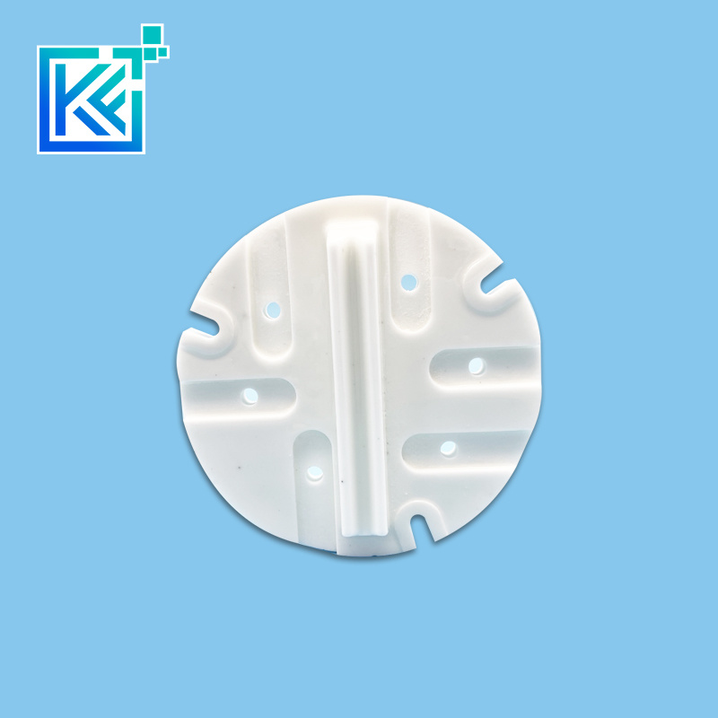 Manufacturer Customerization High Temperature Resistance Wear-Resistant Corrision-Resistance Alumina Ceramic Disc Filter and Flange Blind Plate