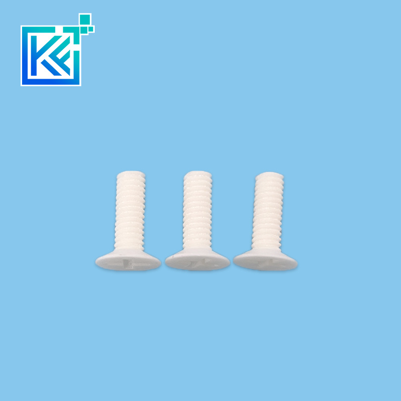 Manufacturer Customerization Wear-Resistant Anti-Corrosion High Temperature Insulator Heat-Dissipation Sintering Zirconia Ceramic Mechanical Fasteners Screws