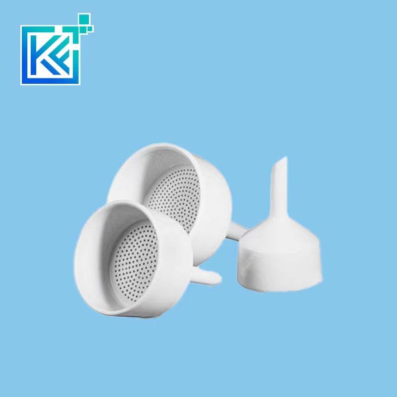 Manufacturer Precision Customerization High Temperature Resistance Thermal Shock Resistance Buchner Funnel with Straight Sides, Perforated Plate