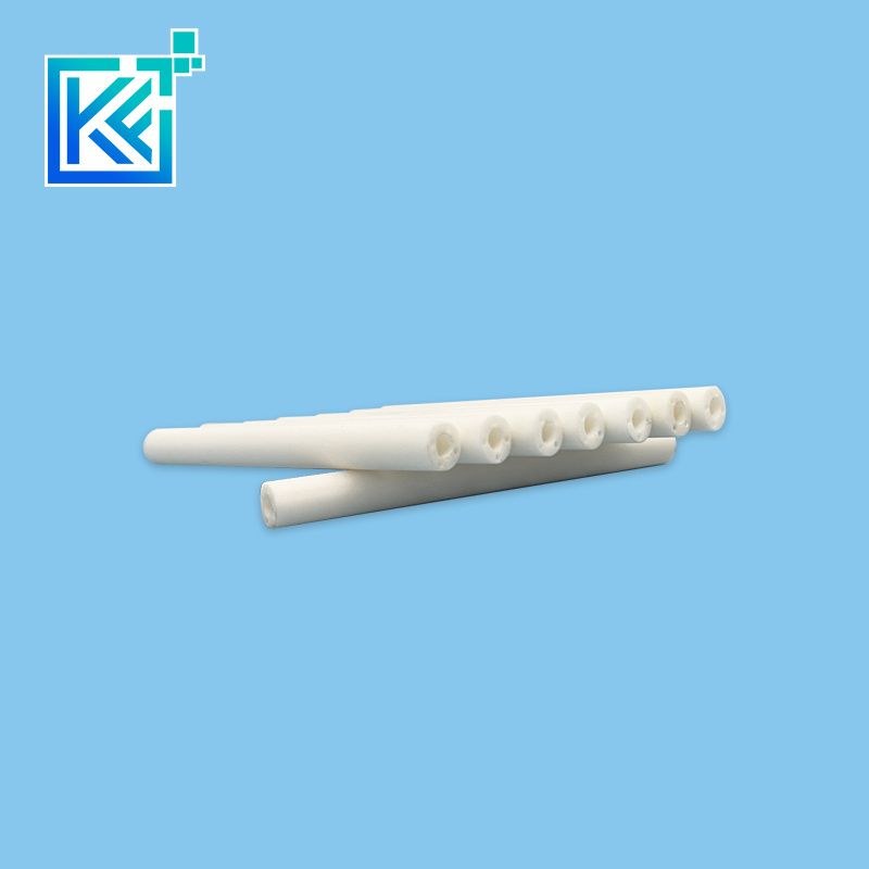 Manufacturer Customerization High Temperature Resistance Wear-Resistant Corrision-Resistance Alumina Ceramic Single Hole Tube with Four Small Pore