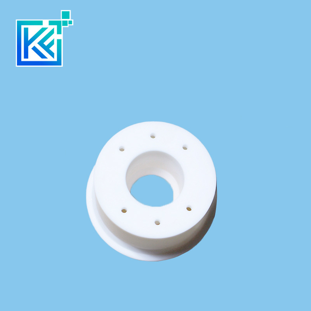 Manufacturer Customization Wear-Resistant Anti-Corrosion Heat-Treatment Mechanical MGO Magnesia Ceramic Structure Components Flanges