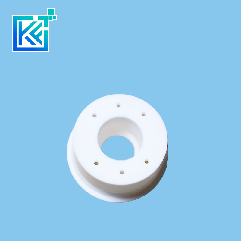 Manufacturer Customization Wear-Resistant Anti-Corrosion Heat-Treatment Mechanical MGO Magnesia Ceramic Structure Components Flanges