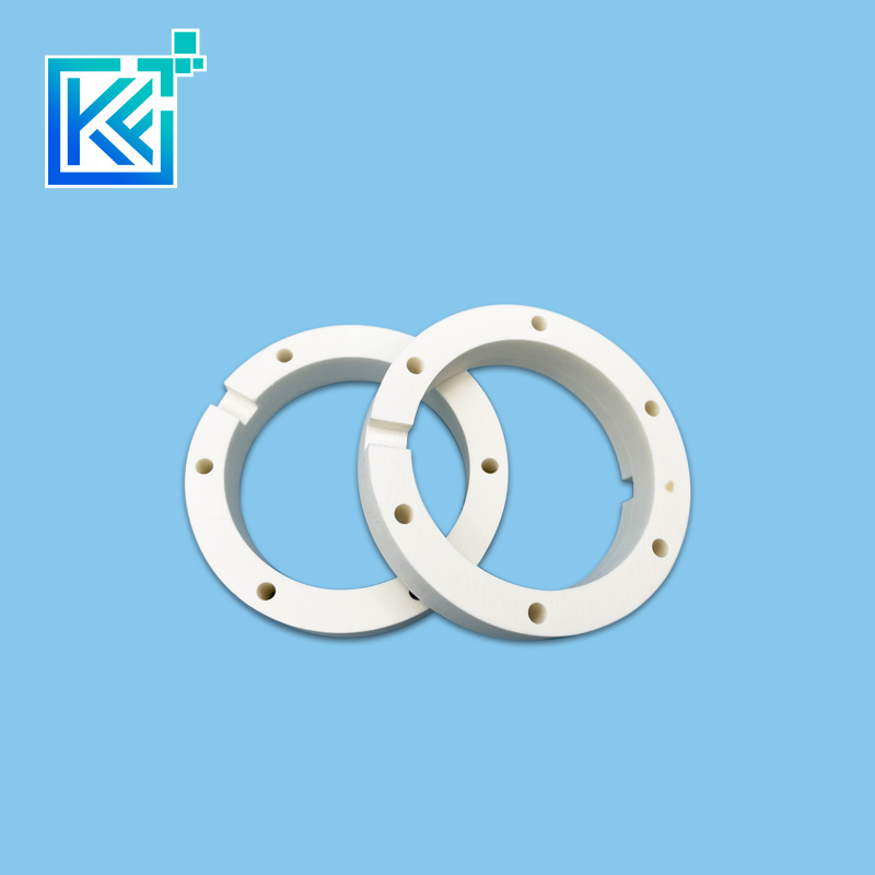 Manufacturer Customerization Wear-Resistant Anti-Corrosion Heat-Dissipation Refractory Sintering Round Zirconia Industrial Ceramic Structure Components Flanges