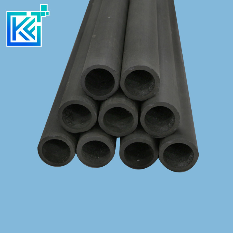 Manufacturer Customization Wear-Resistant High Temperature Anti-Corrosion Refractory Cylindrical Single-Bore Round Silicon Carbide Ceramic Furnace Tubes Pipes