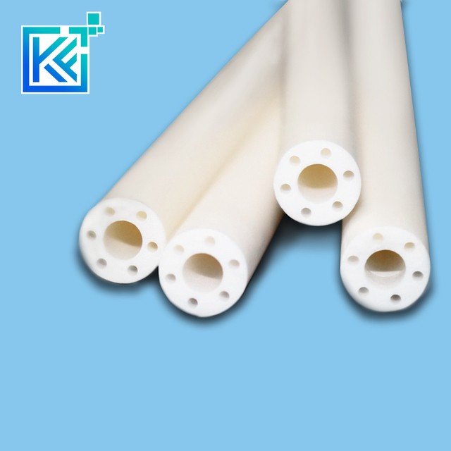 Manufacturer Customerization Wear-Resistant Anti-Corrosion High Temperature Hot-Treatment MGO Magnesium Oxide Round Multi-Hole Magnesia Ceramic Tubes Pipes