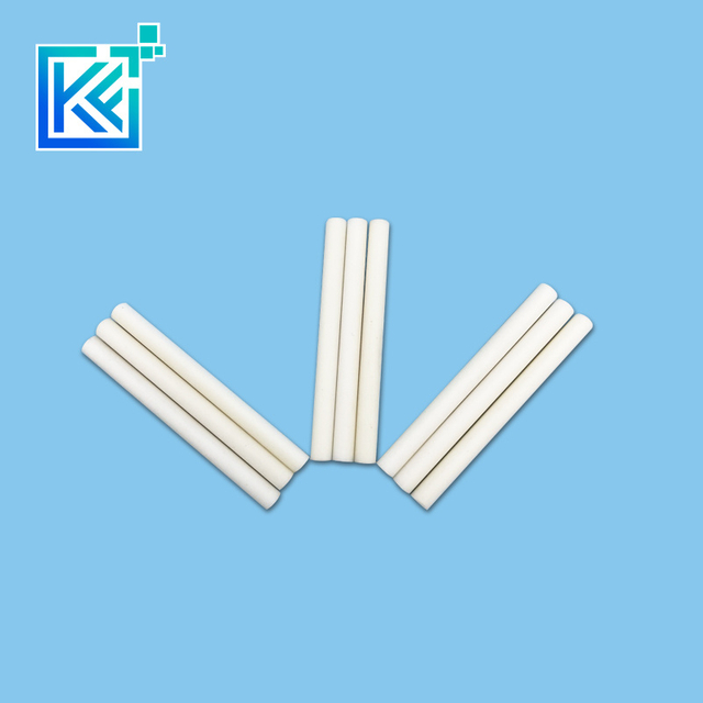 Manufacturer Customerization Wear-Resistant Anti-Corrosion High Temperature Heat-Treatment MGO Round Short Solid Magnesia Industrial Ceramic Sticks Rods