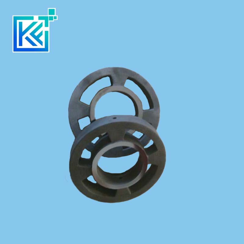 Manufacturer Customization Wear-Resistant Anti-Corrosion Insulation Heat-Treatment Non-Standard Silicon Nitride Industrial Ceramic Mechanical Flange