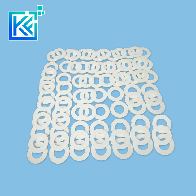 Manufacturer Customization Wear-Resistant Heat-Treatment Anti-Corrosion Insulation Sintering Refractory Round Alumina Ceramic Mechanical Bearing Rings