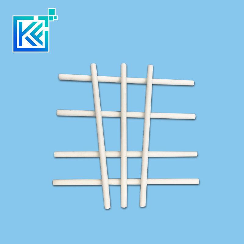 Manufacturer Customerization Wear-Resistant Anti-Corrosion High Temperature Heat-Treatment MGO Round Thin Solid Magnesia Industrial Ceramic Sticks Rods