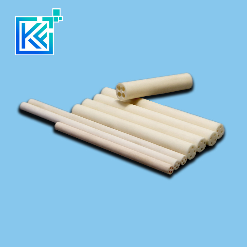 Manufacturer Precision Customerization Round Five-Bore 99% Wear-Resistant Anti-Corrosion High Temperature Hot-Treatment Insulation Alumina Ceramic Pipes Tubes