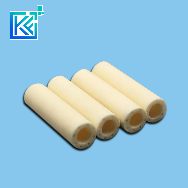 Manufacturer Customerization Nine-Bore Wear-Resistant Anti-Corrosion High Temperature Heat-Treatment Aluminium Oxide Round Alumina Ceramic Valves Pipes Tubes