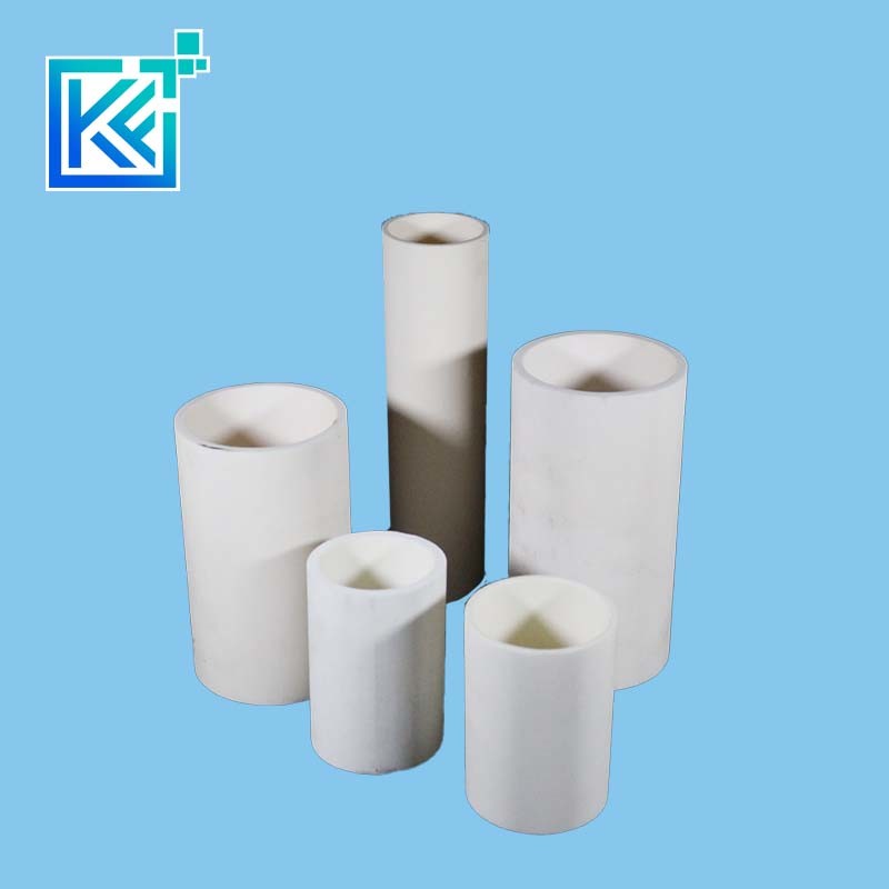 Manufacturer Customerization Wear-Resistant Anti-Corrosion High Temperature Heat-Treatment Sintering Single-Bore Round Alumina Ceramic Furnace Pipes Tubes