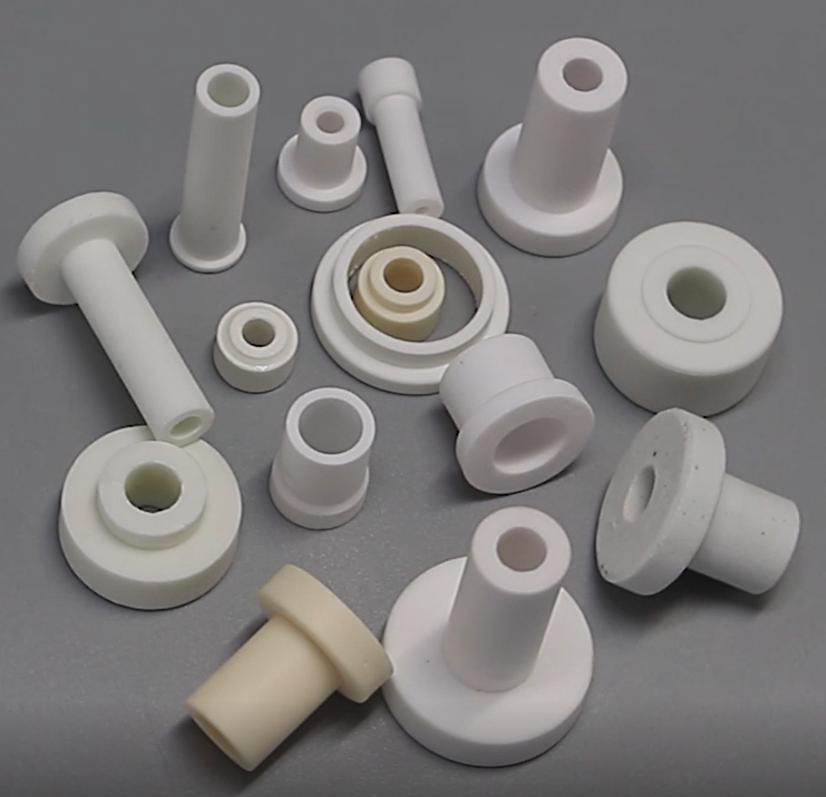 Manufacturer Customerization Wear-Resistant Anti-Corrosion Heat-Treatment Refractory Sintering Round Zirconia Ceramic Parts & Components Flange