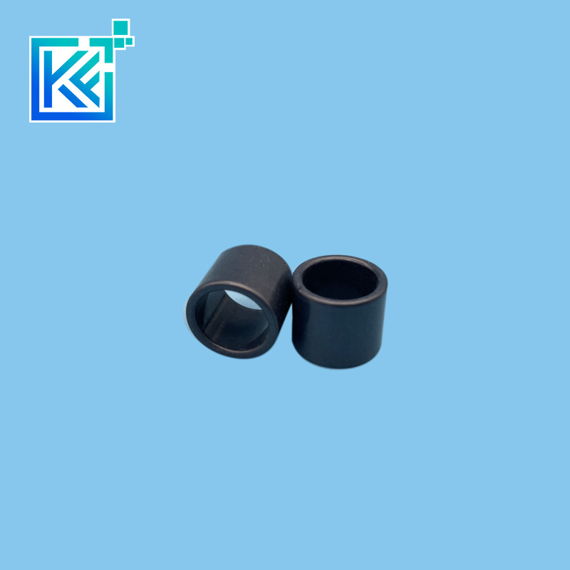 Manufacturer Customization Wear-Resistant Heat-Dissipation Anti-Corrosion Insulator Cylindrical Single-Bore Round Short Silicon Carbide Ceramic Tubes Pipes