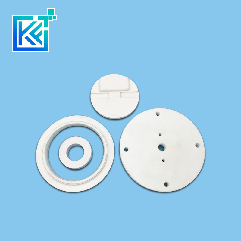 Manufacturer Customerization High Temperature Resistance Wear-Resistant Corrision-Resistance Alumina Ceramic Flange