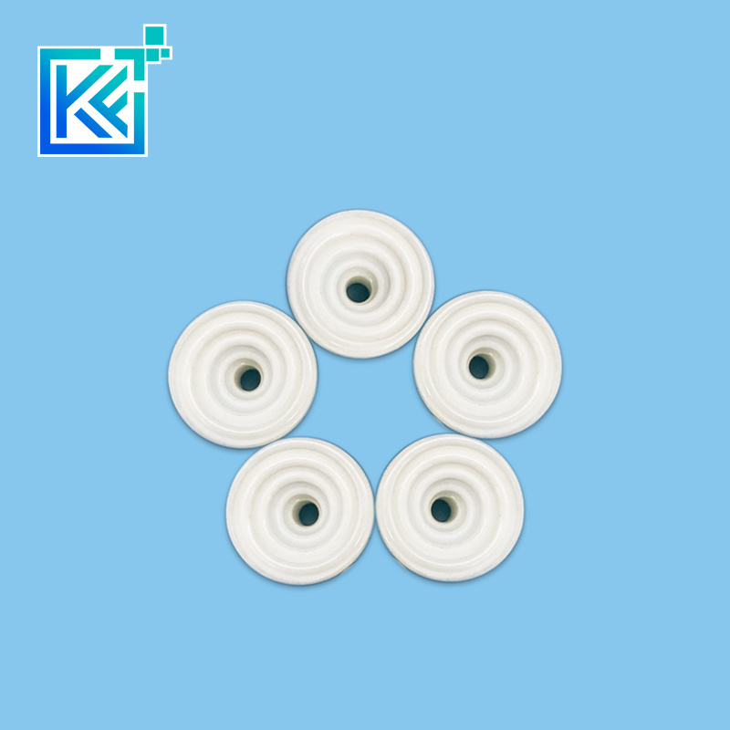 Manufacturer Customization Wear-Resistant Heat-Dissipation Anti-Corrosion Insulator Alumina Industrial Ceramic Thermal Conductive Structure Components Flanges