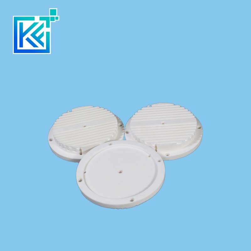 Manufacturer Customization Wear-Resistant Anti-Corrosion Insulation Heat-Treatment Sintering Refractory Mechanical Round Non-Standard Macor Ceramic Flange