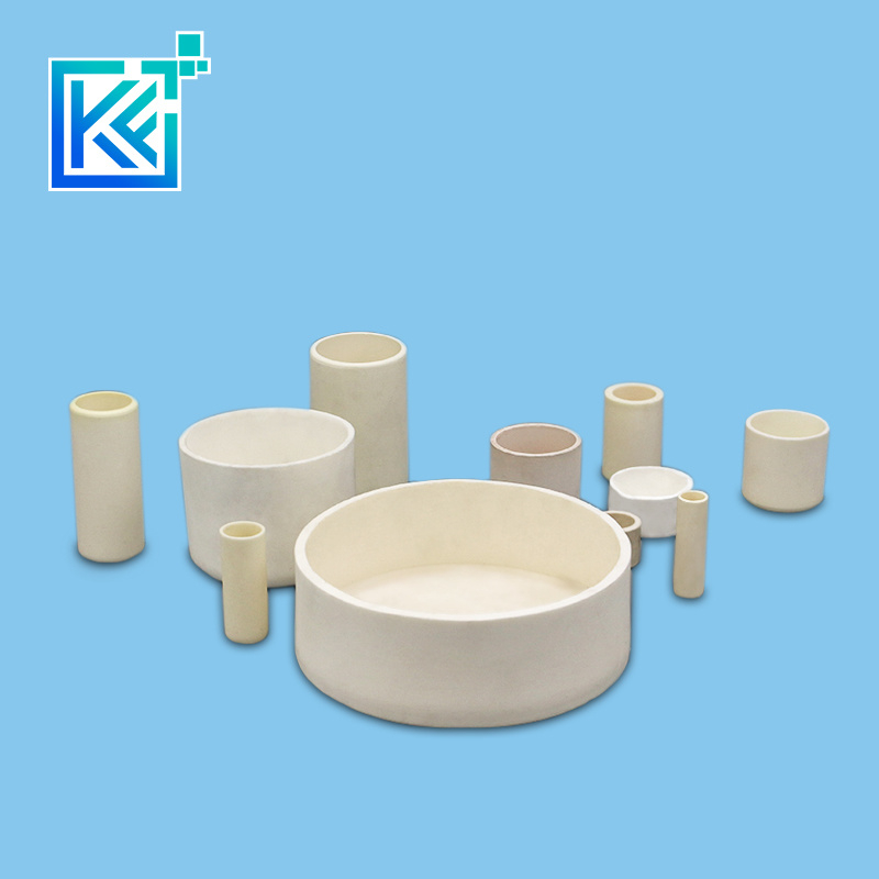 Manufacturer Customerization Wear-Resistant Anti-Corrosion High Temperature Hot Heat-Treatment Insulation Evaporation Cylindrical Alumina Ceramic Crucibles