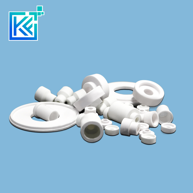 Manufacturer Customerization Wear-Resistant Anti-Corrosion High Temperature Heat-Treatment Aluminium Oxide Round Non-Standard Alumina Ceramic Valve Pipe Tube