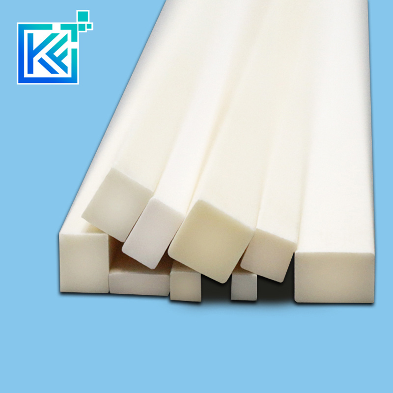 Manufacturer Precision Customerization Square 99% Wear-Resistant Anti-Corrosion Insulation & High Temperature Sintering Alumina Ceramic Bars Rods Sticks