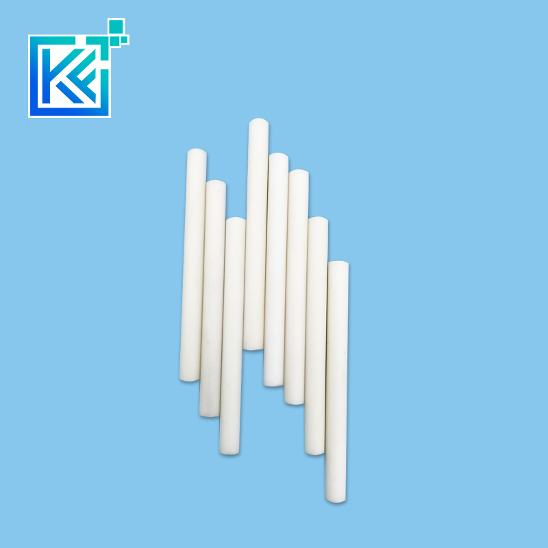 Manufacturer Customerization Wear-Resistant Anti-Corrosion High Temperature Heat-Treatment MGO Round Short Solid Magnesia Industrial Ceramic Sticks Rods