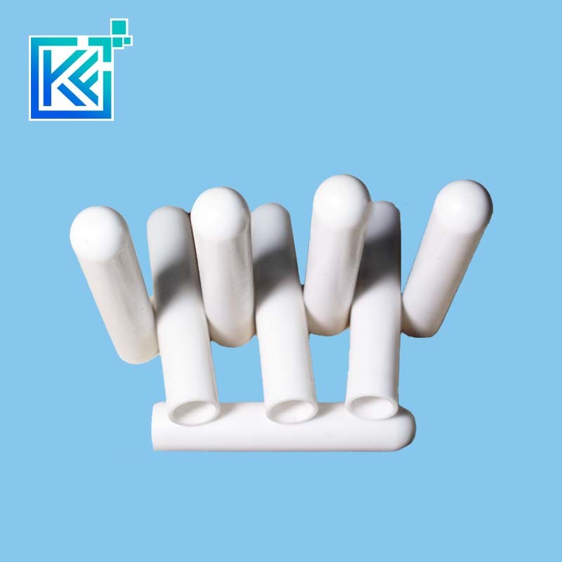 Manufacturer Customerization Wear-Resistant Anti-Corrosion Heat-Treatment Insulation Metallurgy Sintering One Head Seald Quartz Industrial Ceramic Pipes Tubes