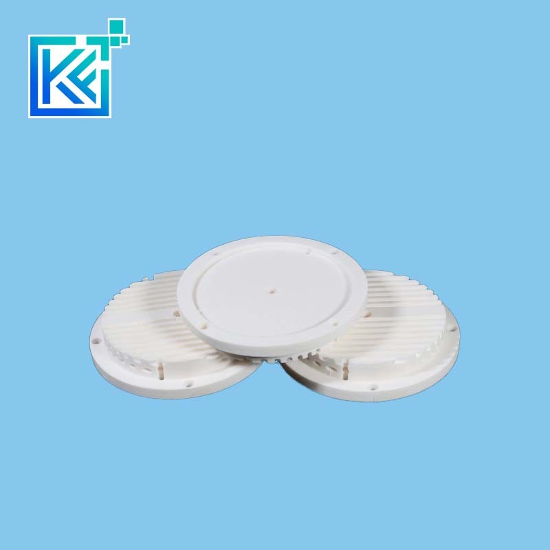 Manufacturer Customization Wear-Resistant Anti-Corrosion Insulation Heat-Treatment Refractory Round Non-Standard Alumina Ceramic Flange