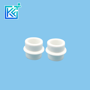 Manufacturer Customerization High Temperature Resistance Wear-Resistant Alumina Ceramic Bushing Tube Textile Ceramic Parts Eyelets Textile Machinery Flanges