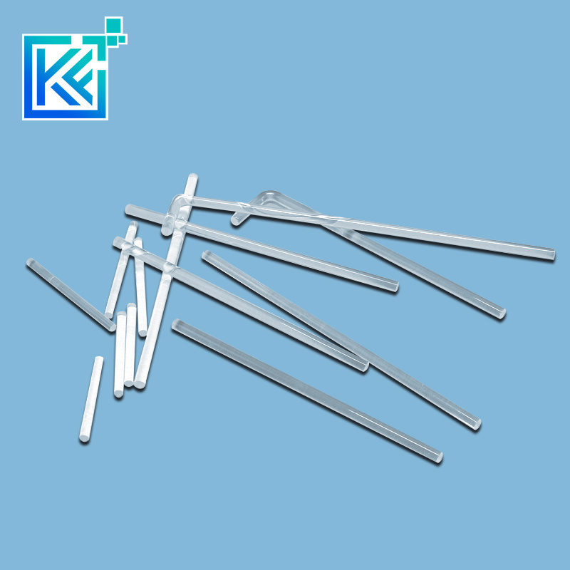 Manufacturer Customerization Round Wear-Resistant Anti-Corrosion High Temperature Heat-Treatmen Sintering Insulation Short Quartz Glass Sticks Rods