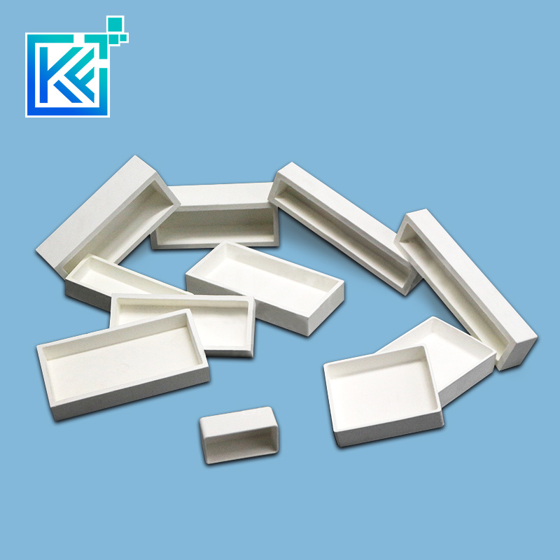 Manufacturer Wear-Resistant Anti-Corrosion High Temperature Insulation Hot-Treatment Zirconium Oxide Evaporation Square Rectangular Zirconia Ceramic Crucibles