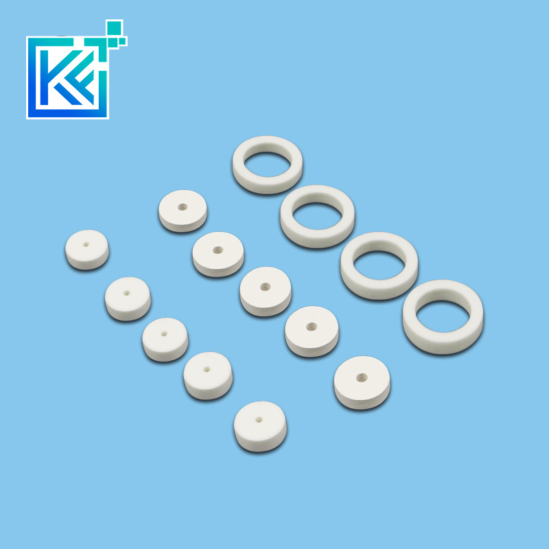 Manufacturer Customerization Wear-Resistant Anti-Corrosion High Temperature Insulation Heat-Treatment Aluminium Oxide Round Alumina Ceramic Bearing Rings