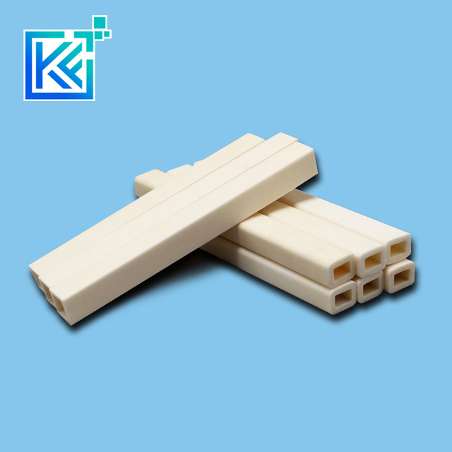 Manufacturer Precision Customerization Square Rectangular Single-Bore Wear-Resistant Anti-Corrosion High Temperature Insulation Alumina Ceramic Tubes Pipes