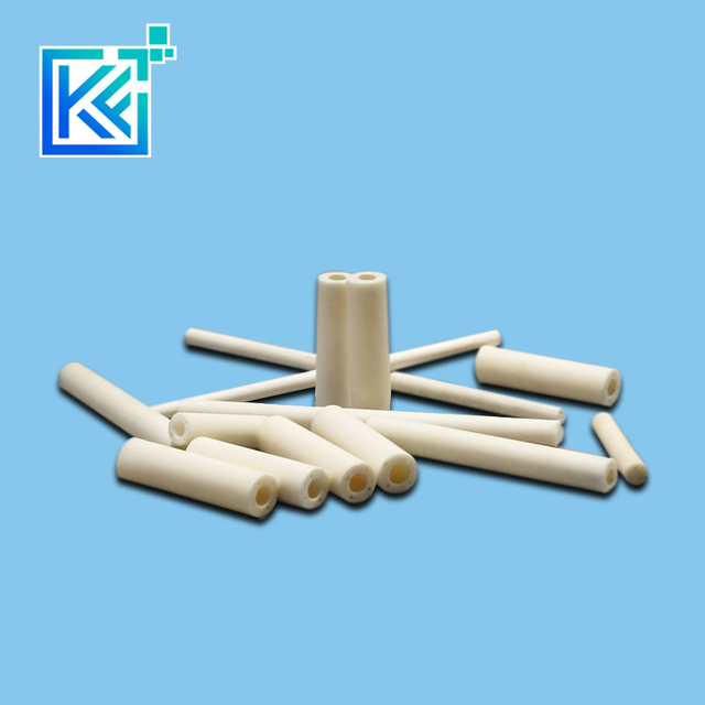 Manufacturer Customerization Round Single-Bore Wear-Resistant Anti-Corrosion High Temperature Heat-Treatment Insulation Alumina Ceramic Tubes Pipes