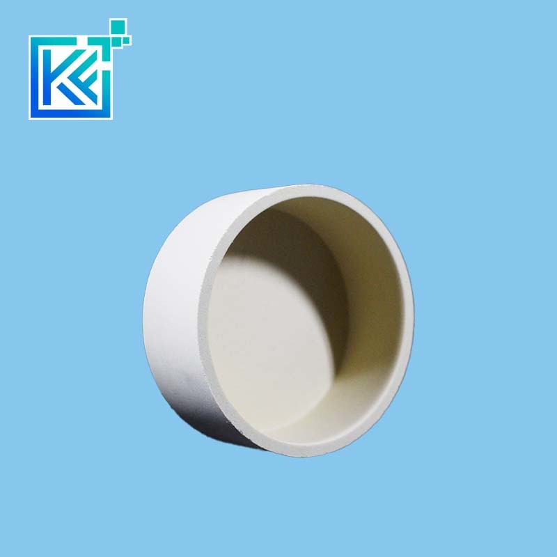 Manufacturer Customization Wear-Resistant High Temperature Resistant Anti-Corrosion Insulation Sintering Cylindrical Boron Nitride Ceramic Crucibles Pans