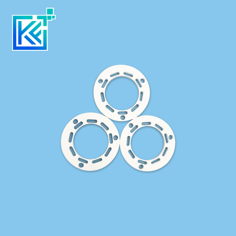 Manufacturer Customization Wear-Resistant Anti-Corrosion Insulation Heat-Treatment Round Non-Standard Mechanical Alumina Ceramic Structure Components Flanges