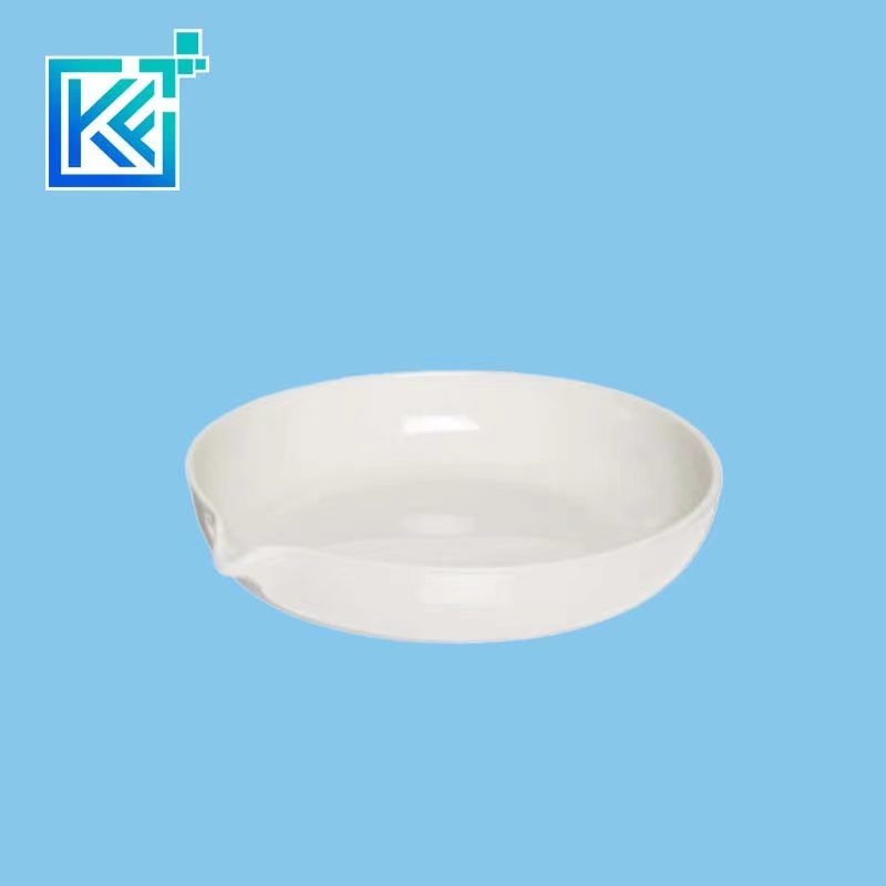 Manufacturer Precision Customerization High Temperature Resistance Thermal Shock Resistance Alumina Porcelain Evaporating Dishes with Lip, Shallow Form