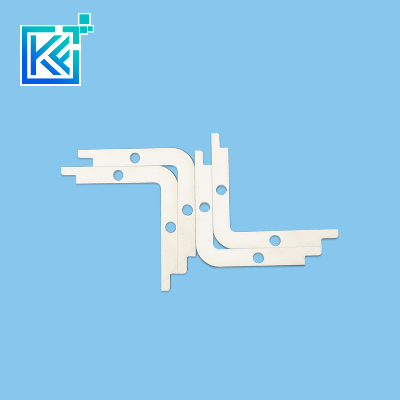 Manufacturer Precision Customerization Refractory High Temperature and Corrosion Resistant L-Shaped Zirconia Ceramic Connecting Plate