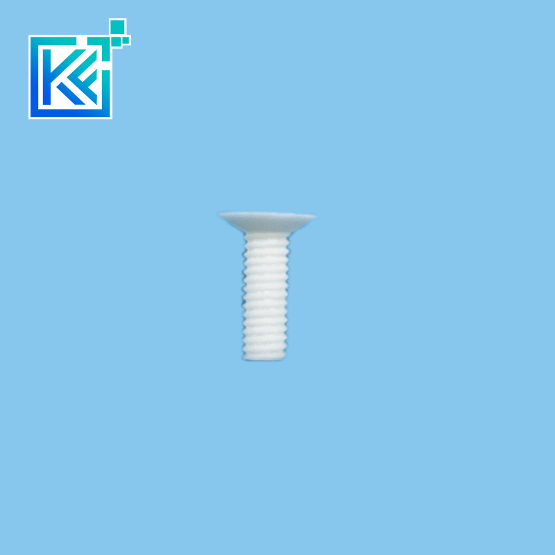 Manufacturer Customization Wear-Resistant Anti-Corrosion Heat-Treatment Insulation Sintering Round-Head Alumina Industrial Ceramic Mechanical Fasteners Screws